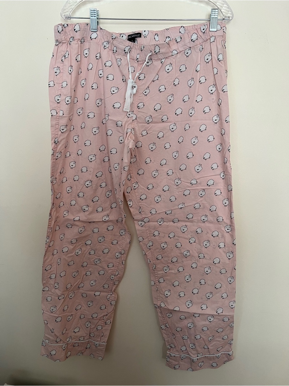 J. Crew Pink Sheep-Print Pajama Lounge Pants